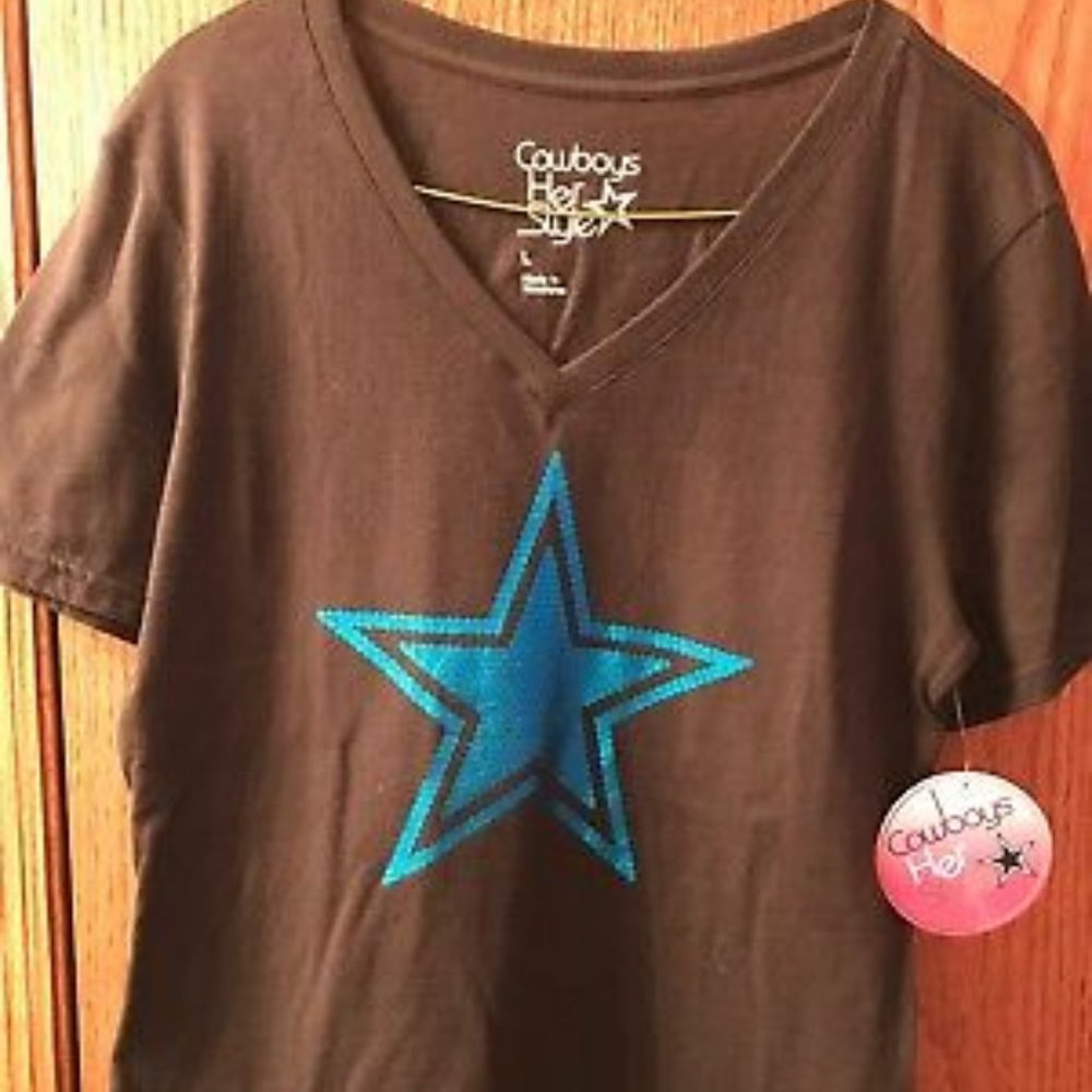 New Dallas Cowboys Football NFL Women's T-Shirt Large